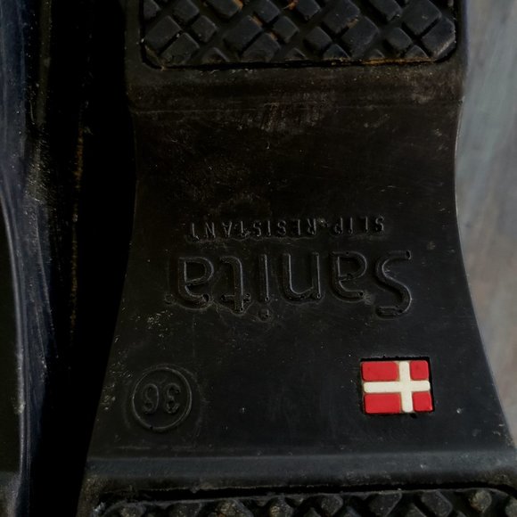 Clogs. Sanita. Danish. Handmade. EU 36 - Picture 8 of 9